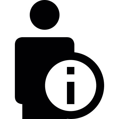 Profile information vector logo
