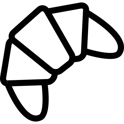 Croissant vector logo