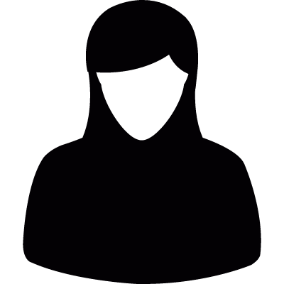 Female avatar vector logo