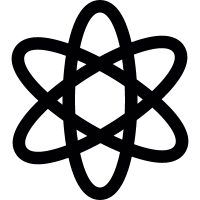 Atomic Symbol Outline vector
