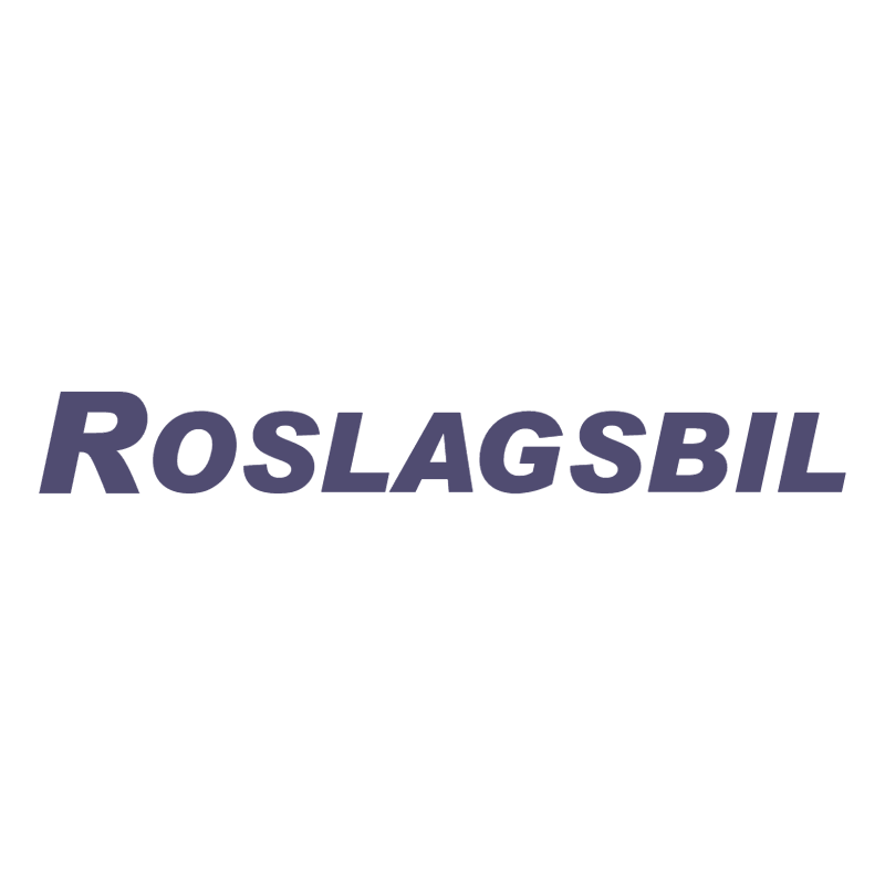 Roslagsbil vector logo