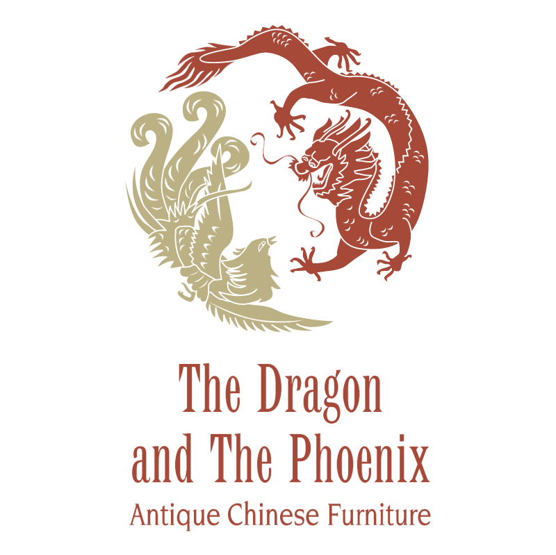 The Dragon and The Phoenix vector logo