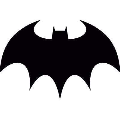 Bat halloween vector logo