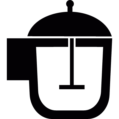 Coffee jar vector logo