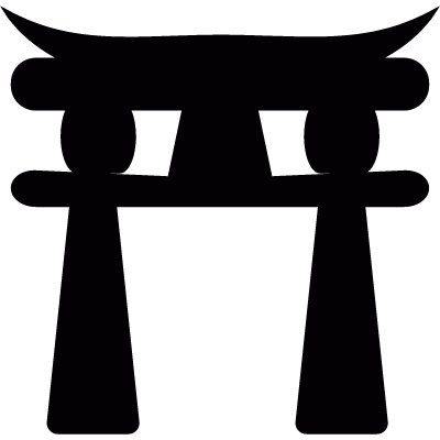 Japanese architecture vector logo