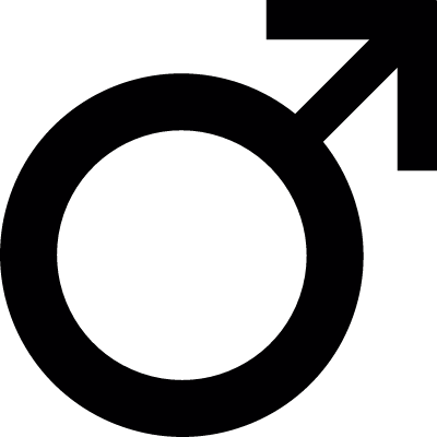 Male symbol vector logo