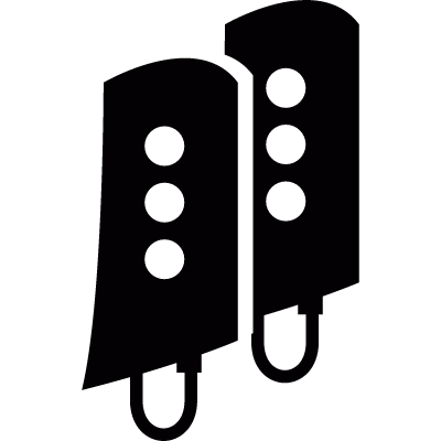 Pair of gaiters vector logo