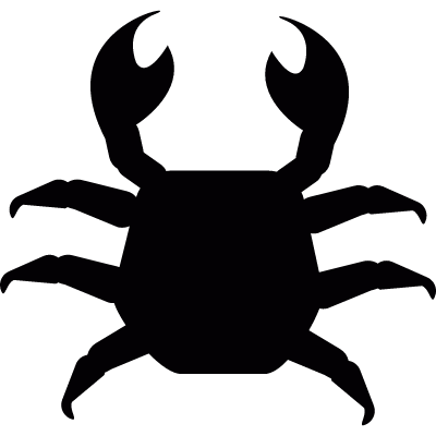 Crab vector logo