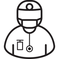 Surgeon with Mask vector