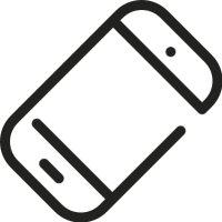 Inclined Smartphone vector