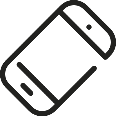 Inclined Smartphone vector logo