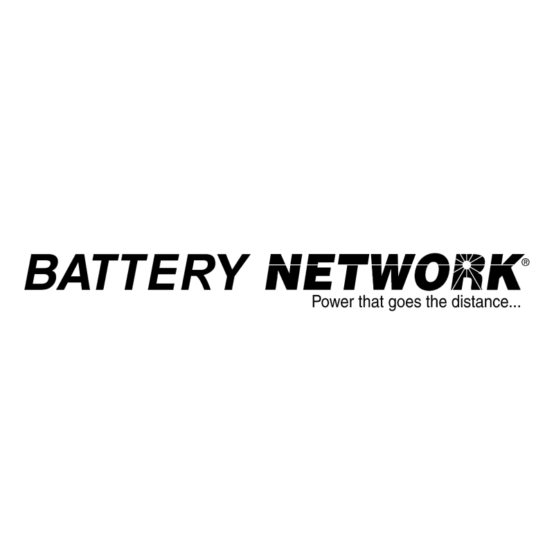 Battery Network vector logo