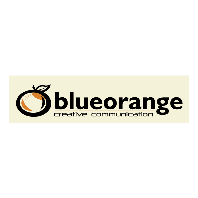Blue Orange Creative Communication vector