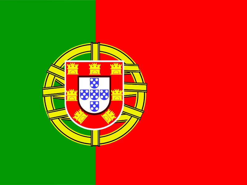 Flag of Portugal vector logo