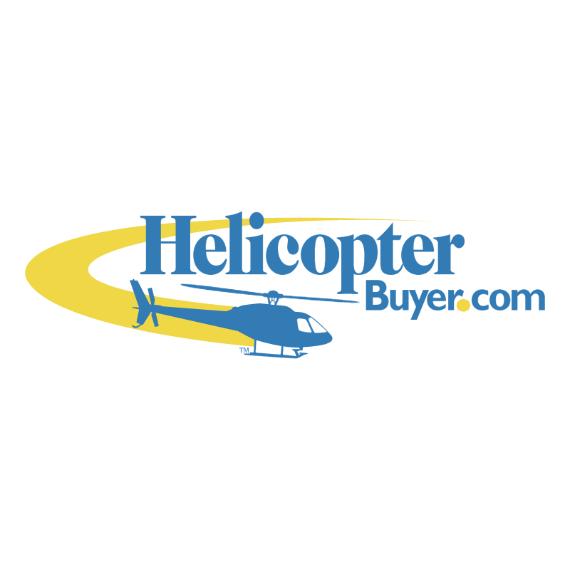 Helicopter Buyer com vector logo