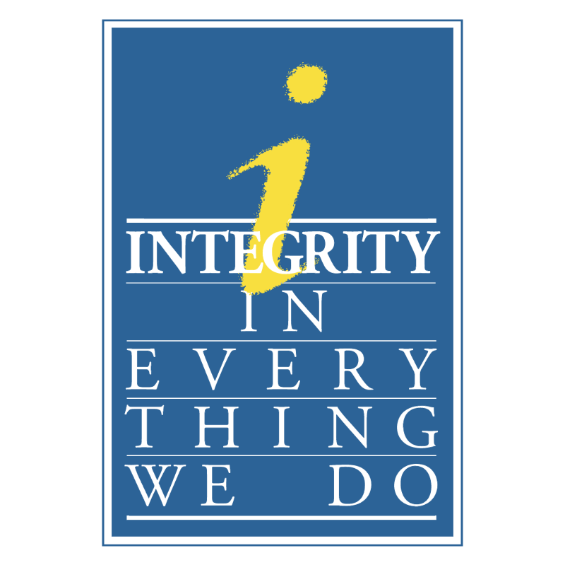Integrity in Every Thing We Do vector logo