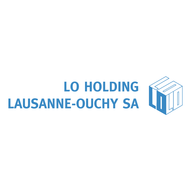 LO Holding Lausanne Ouchy vector logo