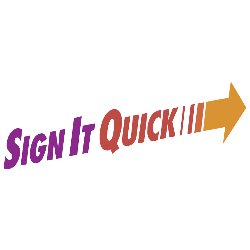 Sign It Quick vector