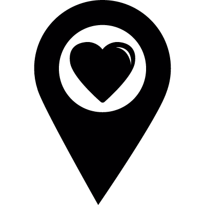 Love pointer vector logo
