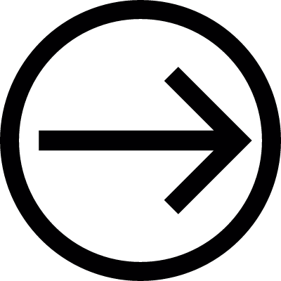 Right button with arrow vector logo