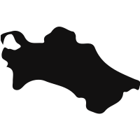 Turkmenistan country map black shape vector