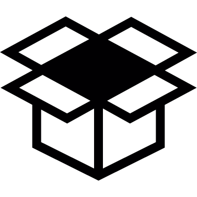 Open box vector logo