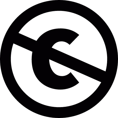 Copyright infringement vector logo