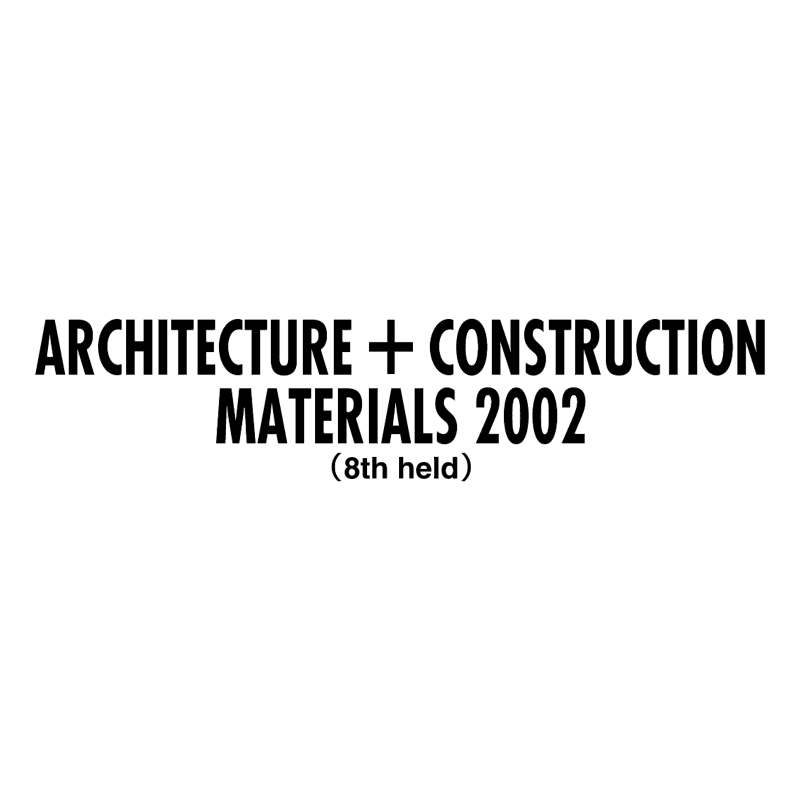 Architecture + Construction Materials 2002 vector