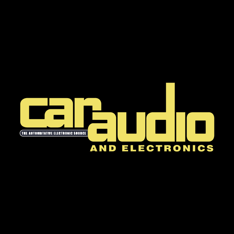 Car Audio vector logo