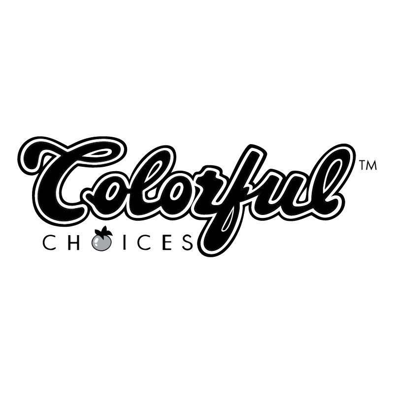 Colorful Choices vector