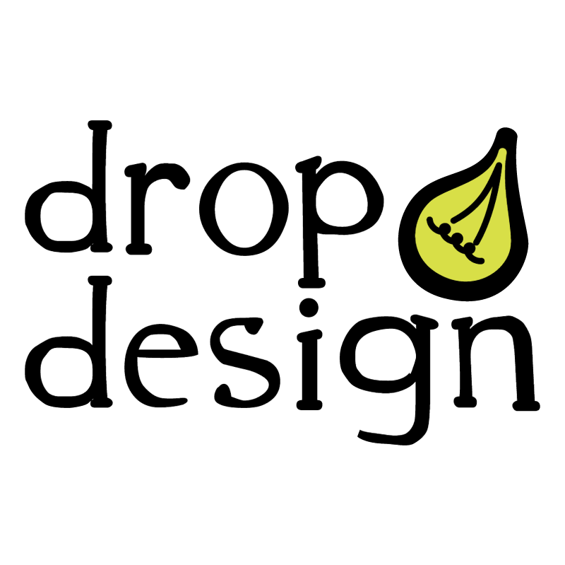 Drop Design vector logo