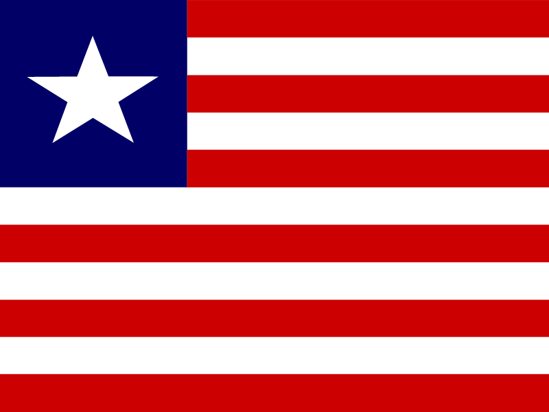 Flag of Liberia vector