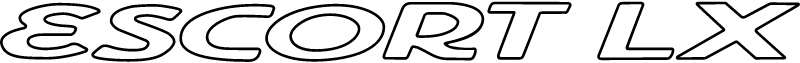 Ford Escort XL vector logo