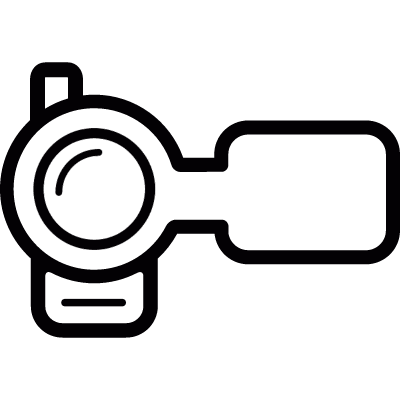 Frontal Video Camera vector logo