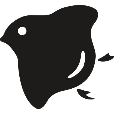 Japanese bird vector logo