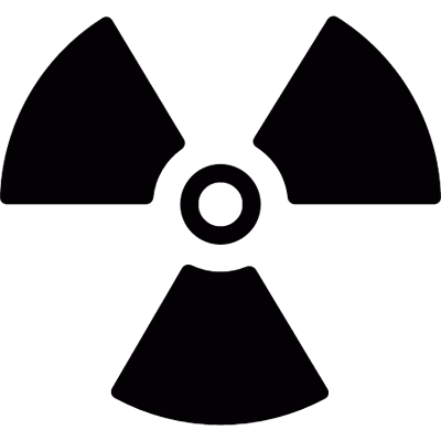 Radioactive Danger vector logo