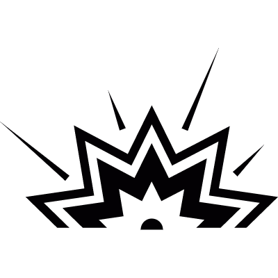Explosion vector logo
