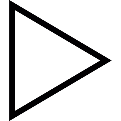 Triangular Play button vector logo