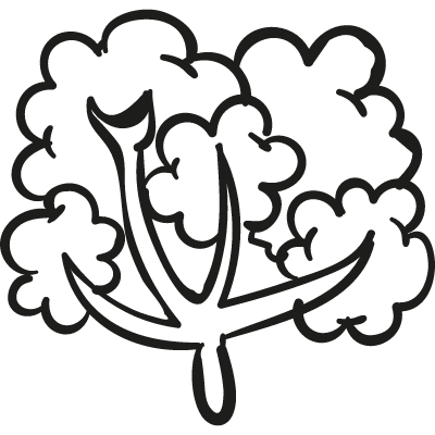 Leafy Tree vector logo