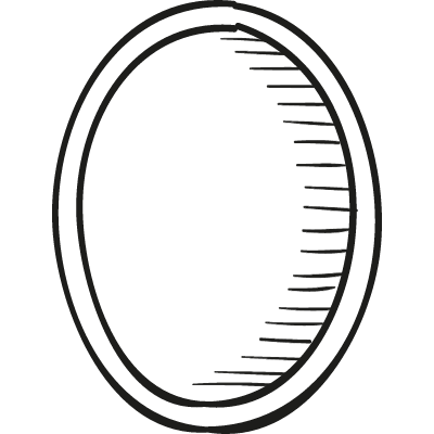 Oval Mirror vector logo