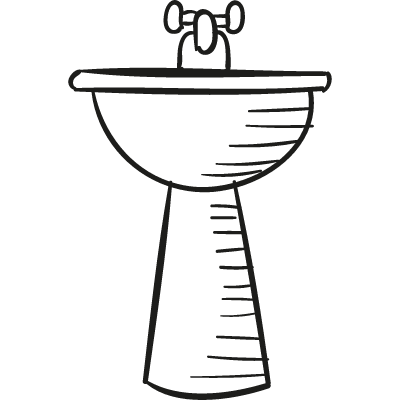 Bathroom Sink vector logo