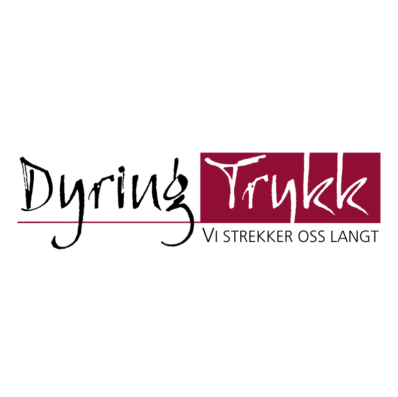 Dyring Trykk vector logo