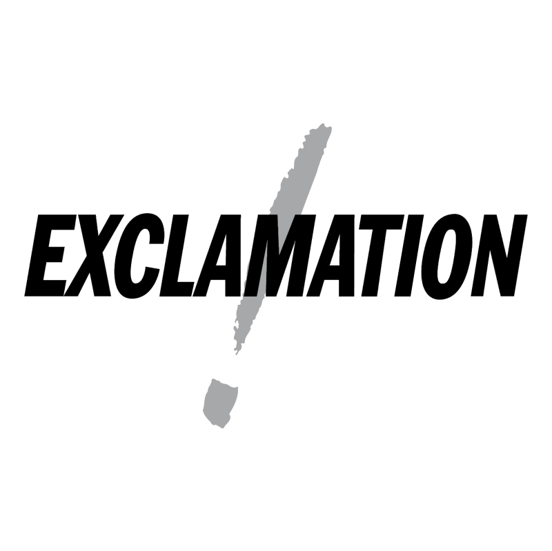 Exclamation vector logo