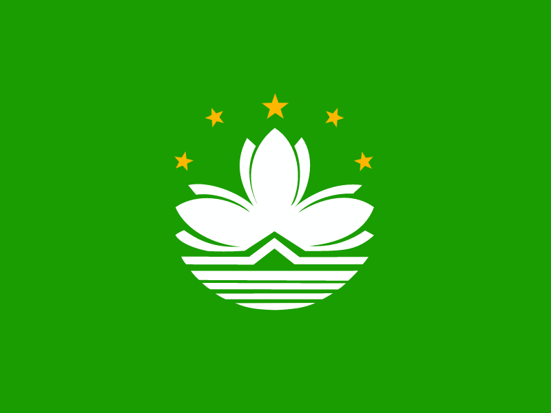 Flag of Macao vector