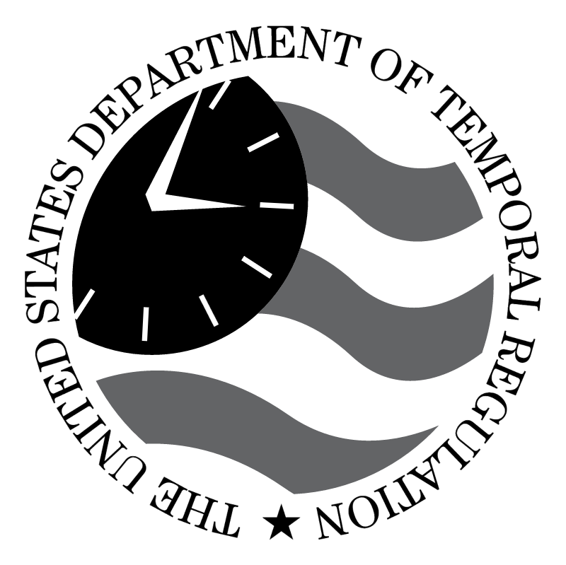 The United States Department of Temporal Regulation vector logo
