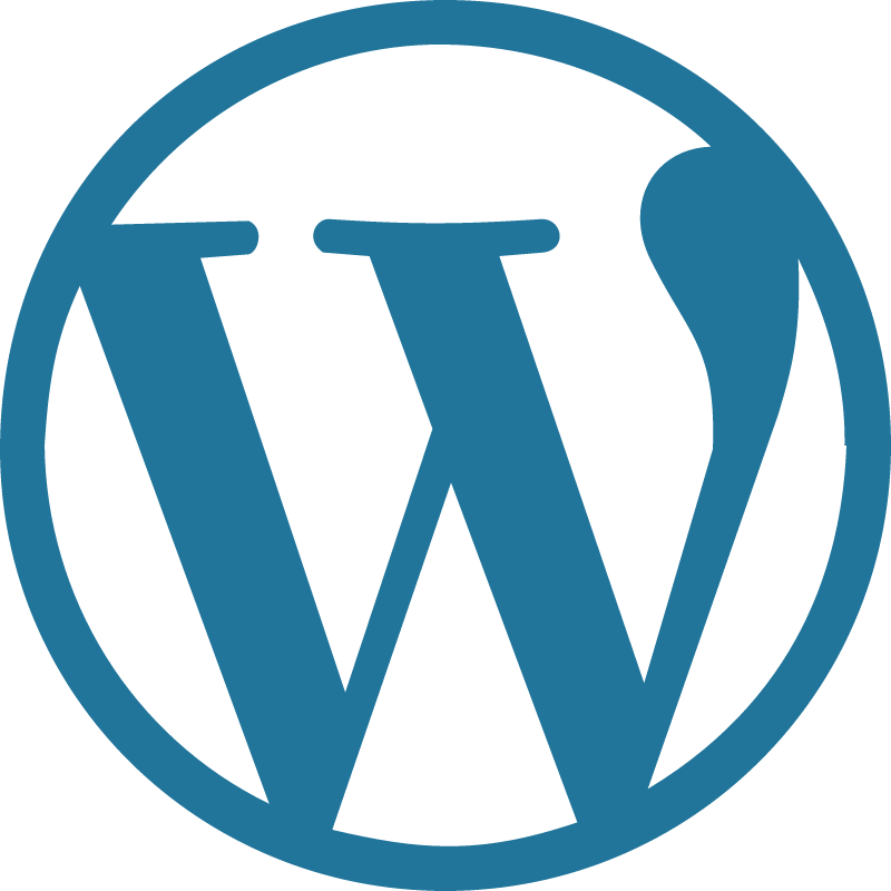 WordPress icon vector logo
