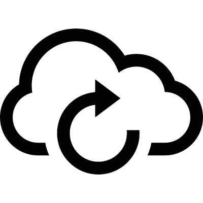 Update cloud vector logo