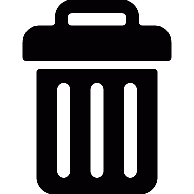 Recycle bin container vector logo