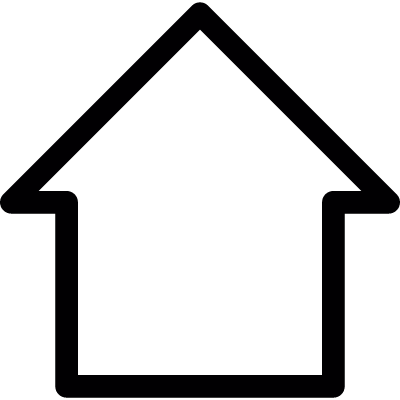 Blank home button vector logo