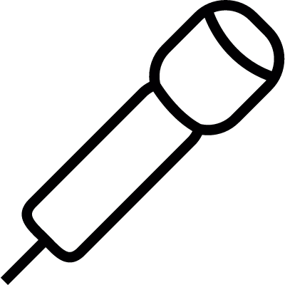 Microphone, IOS 7 interface symbol vector logo